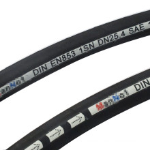 Chinese Manufacturer Oil Resistant Steel Wire Braided SAE Standard Hydraulic Hose